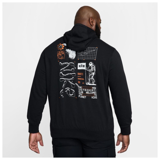 Nike Ανδρικό φούτερ Club Graphic Print French Terry Hoodie